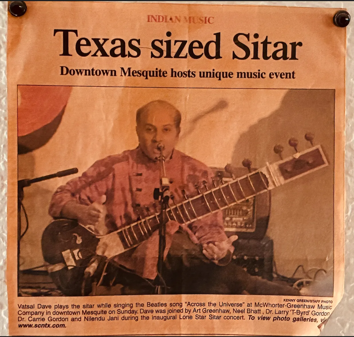 Texas-Sized Sitar: The Concert That Started It All